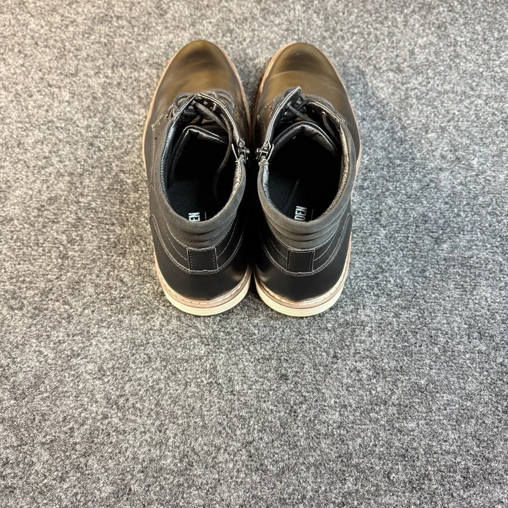 steve‎ madden mens p jellen boots black size 12